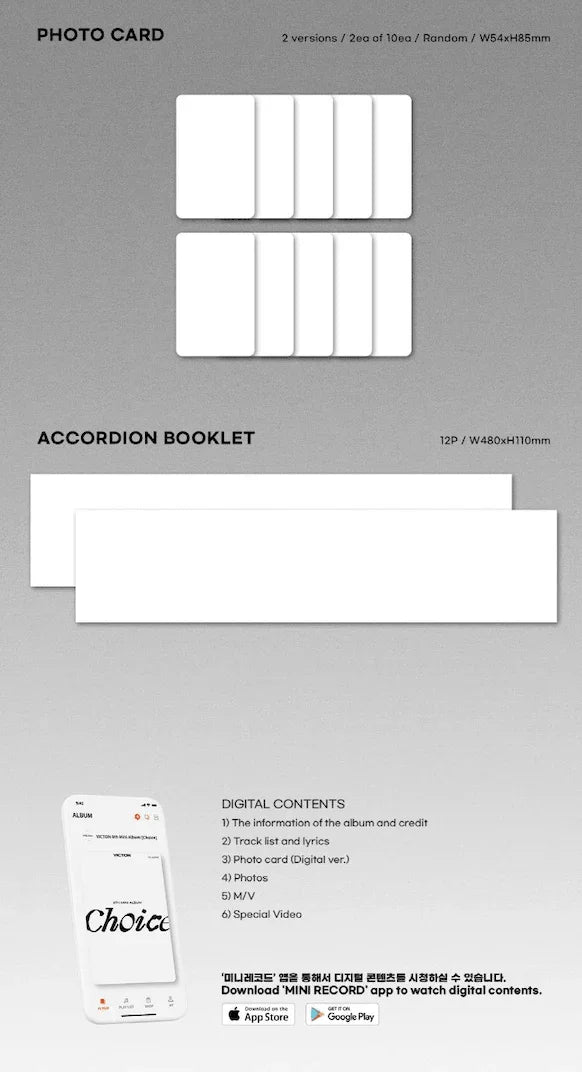 VICTON - CHOICE (8TH MINI ALBUM) PLATFORM VER. - J-Store Online