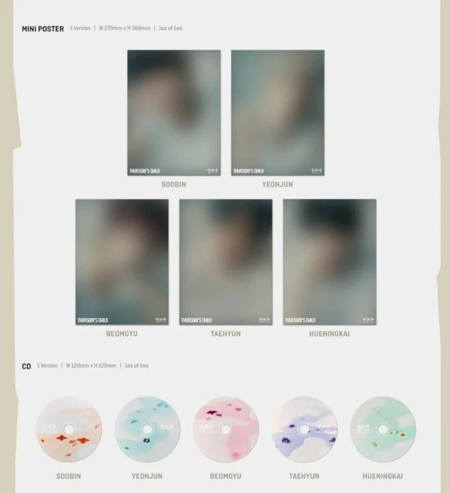 TXT - MINISODE 2 : THURSDAY'S CHILD - Tear Version - J-Store Online