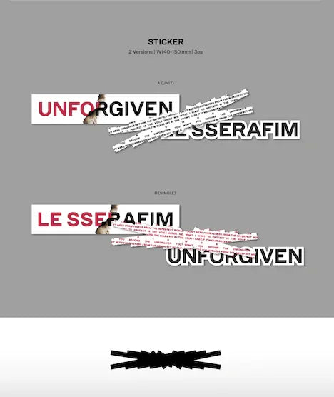 LE SSERAFIM - UNFORGIVEN (1ST STUDIO ALBUM) PLATFORM ALBUM VER. - J-Store Online