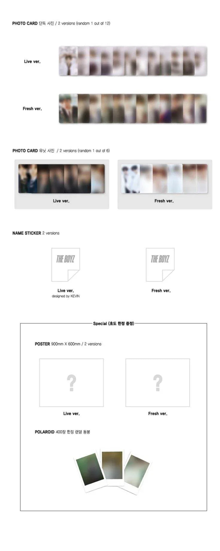 The Boyz - The First (Mini Album) - J-Store Online