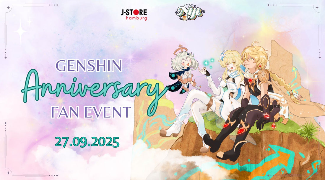 Genshin Anniversary Fan Event J-Store Hamburg x Niji Bubble Tea Cafe