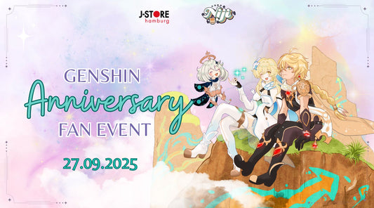Genshin Anniversary Fan Event J-Store Hamburg x Niji Bubble Tea Cafe