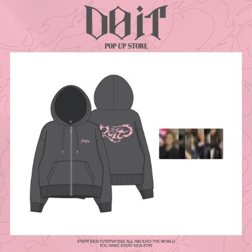 j-store.online STRAY KIDS - &nbsp;DO IT" POP-UP STORE OFFICIAL MERCH - ZIP-UP HOODIE