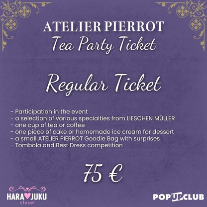 ATELIER PIERROT – TEA PARTY 09.08.2026 BERLIN – TICKET