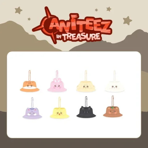 ATEEZ - ANITEEZ IN TREASURE - Bucket Hat Keyring J-Store.Online