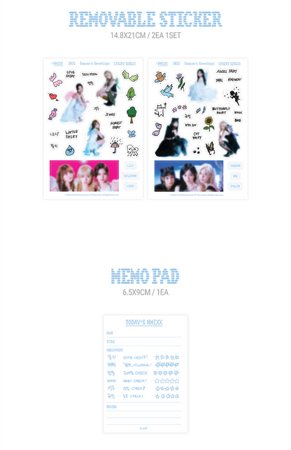 NMIXX - FAIRY GIRLS - 2025 SEASON'S GREETING + JYP SHOP PHOTOCARD SET - Pre-Order