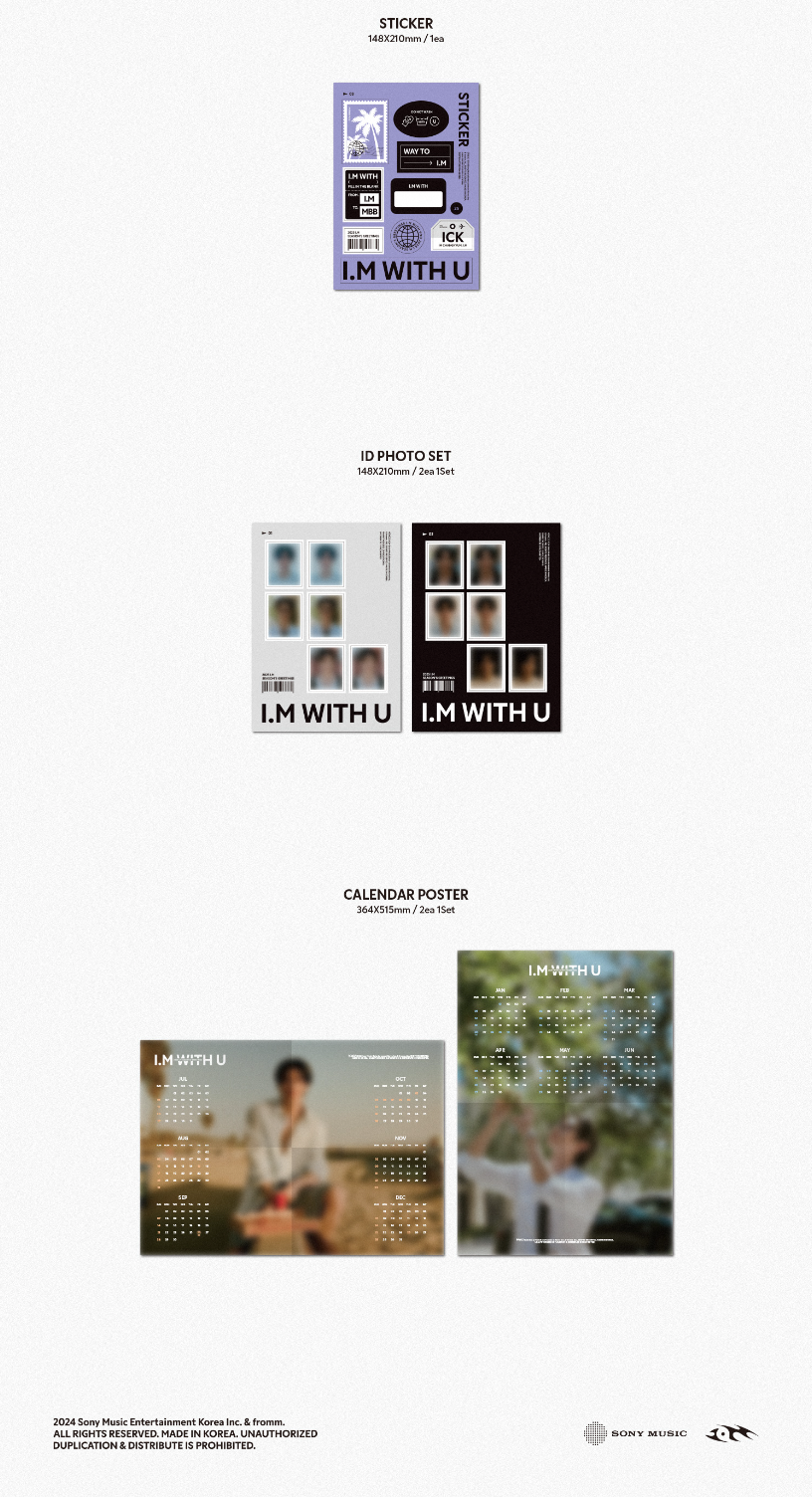 I.M (MONSTA X) - I.M WITH U - 2025 SEASON'S GREETINGS - Pre-Order