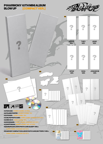 P1Harmony - BLOW UP (Compact Ver.) - Europe 82EVENT Exclusive J-Store.Online