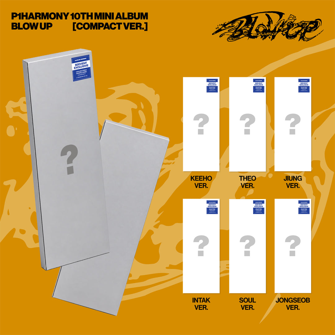 P1Harmony - BLOW UP (Compact Ver.) - Europe 82EVENT Exclusive J-Store.Online