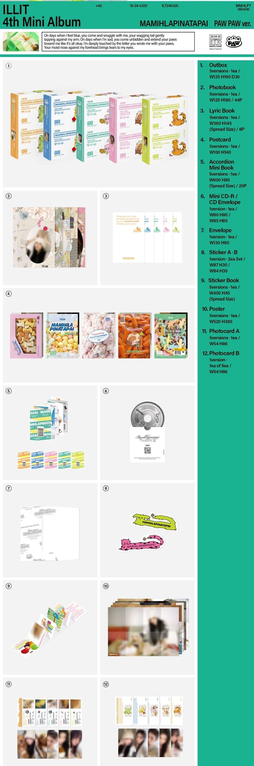 ILLIT - MAMIHLAPINATAPAI - PAW PAW VER. – J-Store Online
