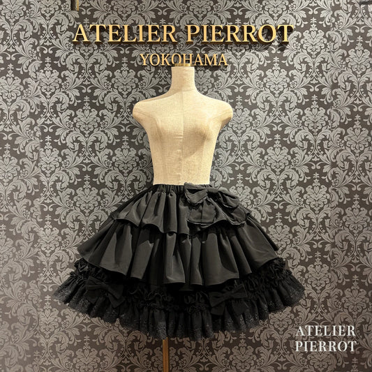 J-Store-online_melty_ribbon_skirt_black