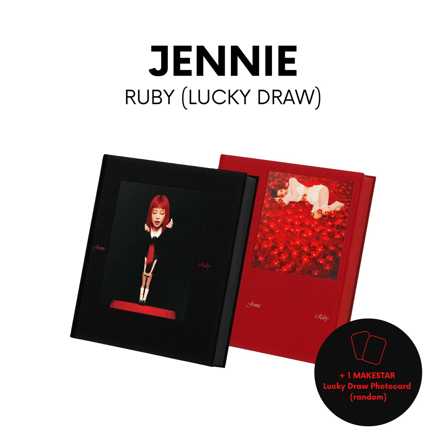 (MAKESTAR) JENNIE - RUBY (THE 1ST STUDIO ALBUM) PHOTOBOOK VER.