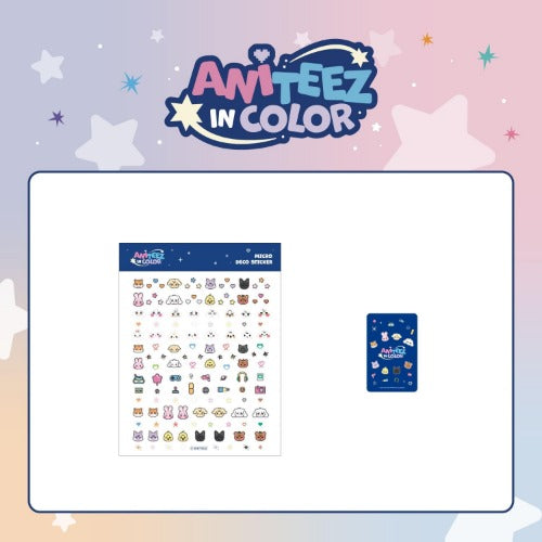 ATEEZ - ANITEEZ IN COLOR -  MICRO DECO STICKER