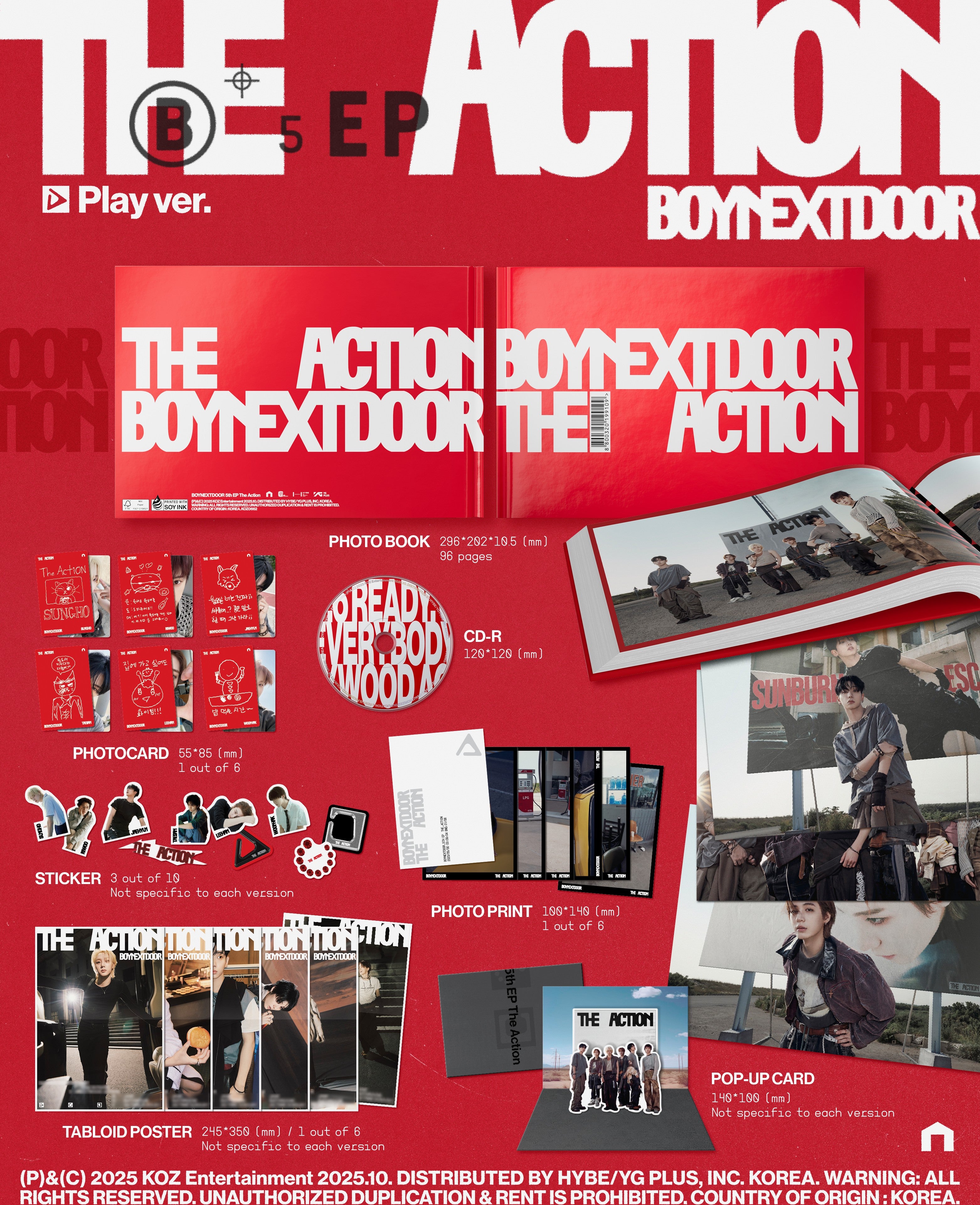 boynextdoor セット knockonvol.1 boynextdoor ラキドロ ウナクセット Knock On Vol