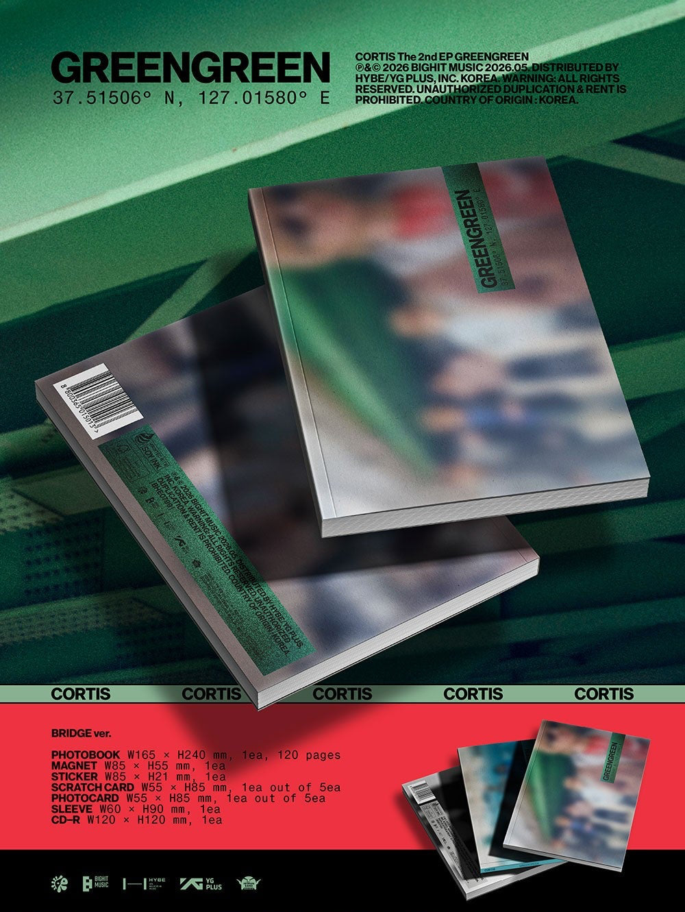 CORTIS - GREENGREEN (THE 2ND EP) - PHOTOBOOK VER. – J-Store Online