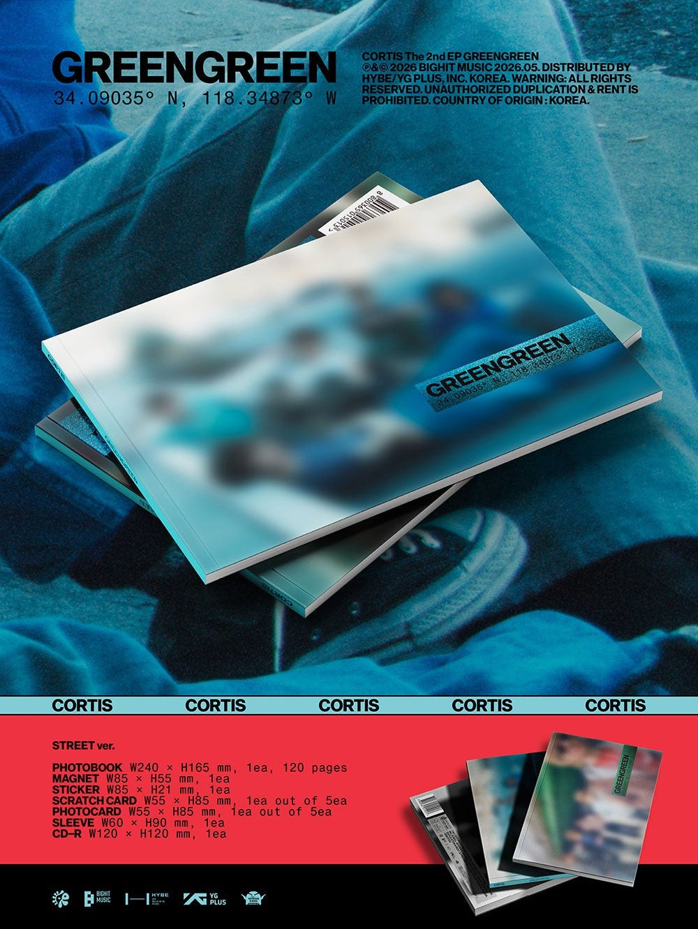 CORTIS - GREENGREEN (THE 2ND EP) - PHOTOBOOK VER. – J-Store Online