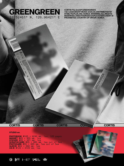 J-Store_online_CORTIS_THE_2ND_EP_GREENGREEN_STUDIO_VER.