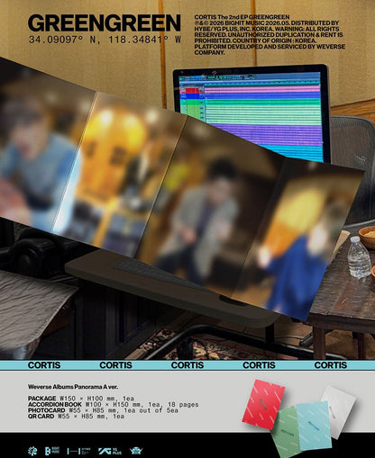 J-Store_online_CORTIS_THE_2ND_EP_GREENGREEN_WEVERSE_ALBUM_PANORAMA_A_VER
