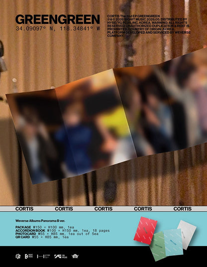 J-Store_online_CORTIS_THE_2ND_EP_GREENGREEN_WEVERSE_ALBUM_PANORAMA_B_VER