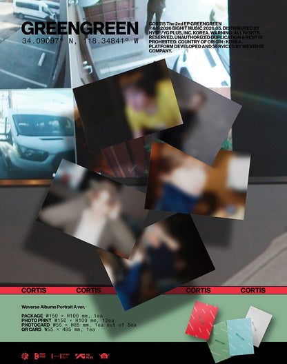 J-Store_online_CORTIS_THE_2ND_EP_GREENGREEN_WEVERSE_ALBUM_PORTRAIT_A_VER