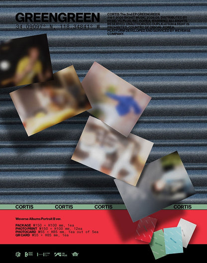 J-Store_online_CORTIS_THE_2ND_EP_GREENGREEN_WEVERSE_ALBUM_PORTRAIT_B_VER