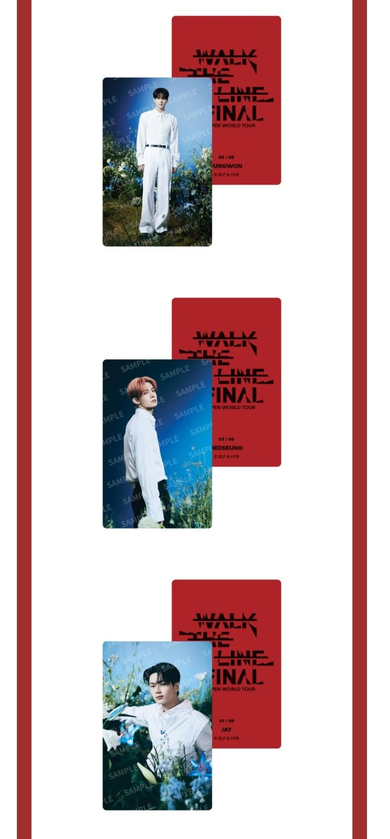 ENHYPEN WALK THE LINE FINAL - TRADING CARD – J-Store Online