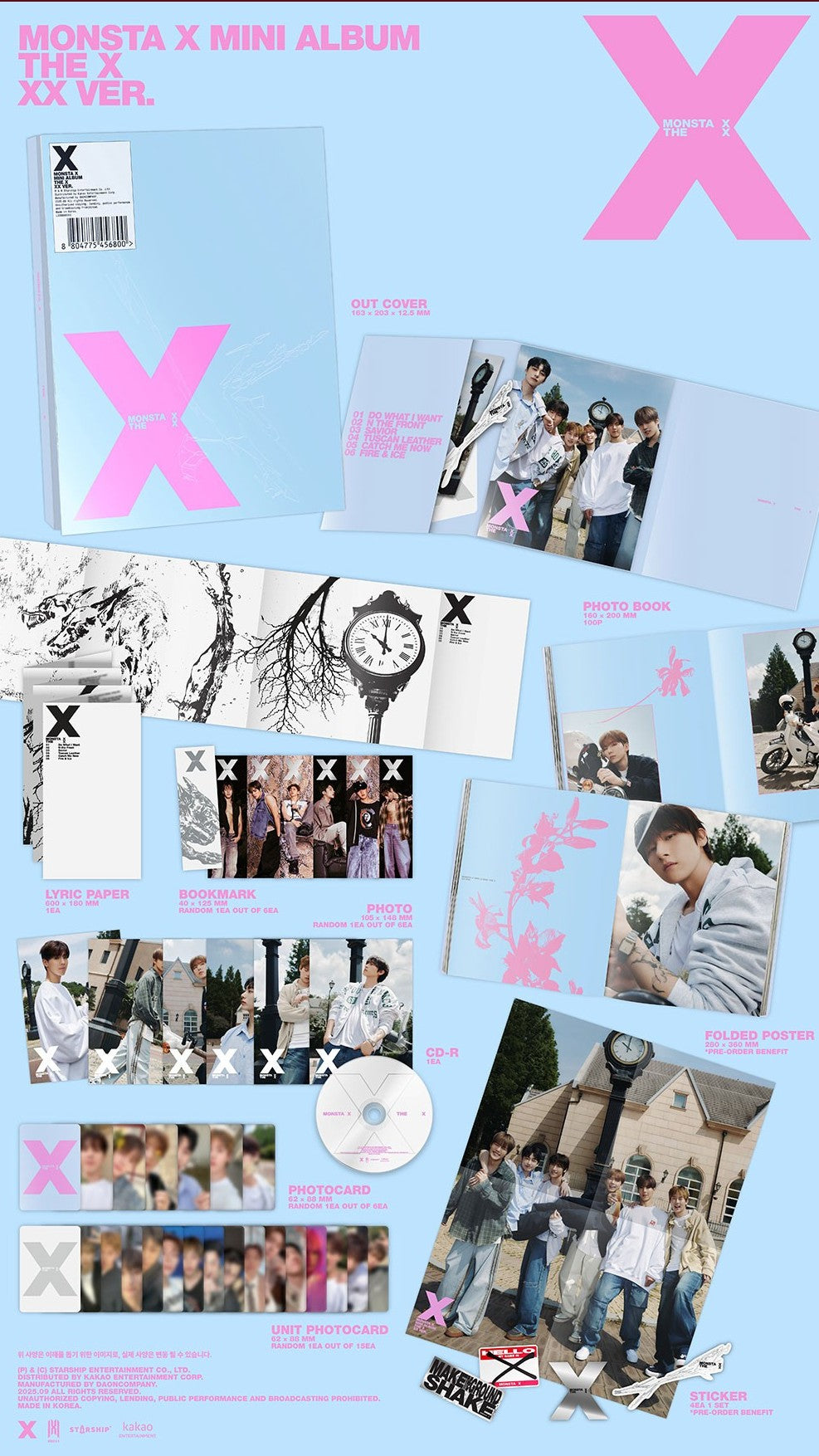 MONSTA X - THE X (13TH MINI ALBUM) – J-Store Online