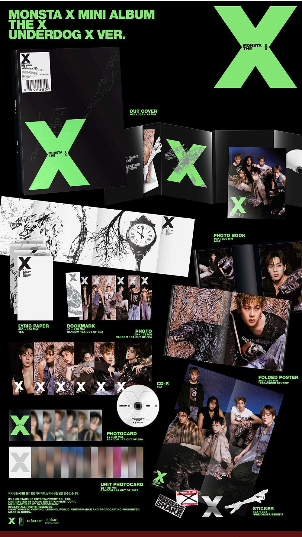 MONSTA X - THE X (13TH MINI ALBUM) – J-Store Online