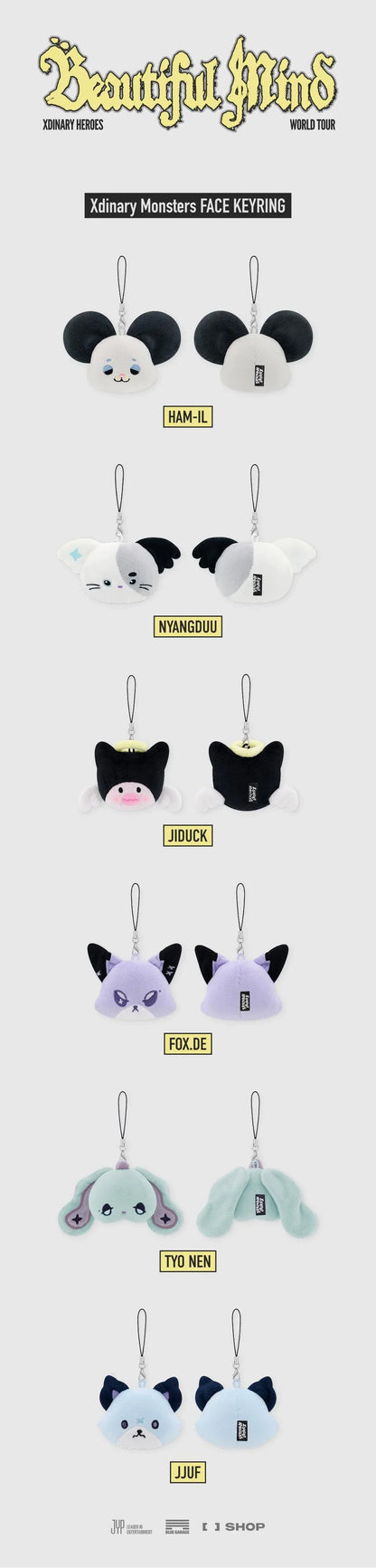 J-Store_online_Xdinary_Monsters_Face_Keyring