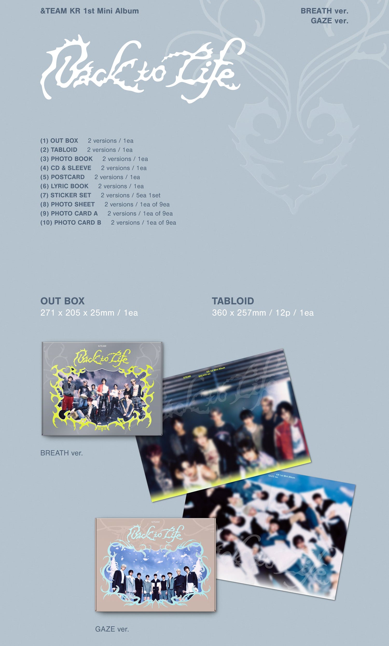 未開封 &TEAM Photocard Back to Life mini エンティーム くじ