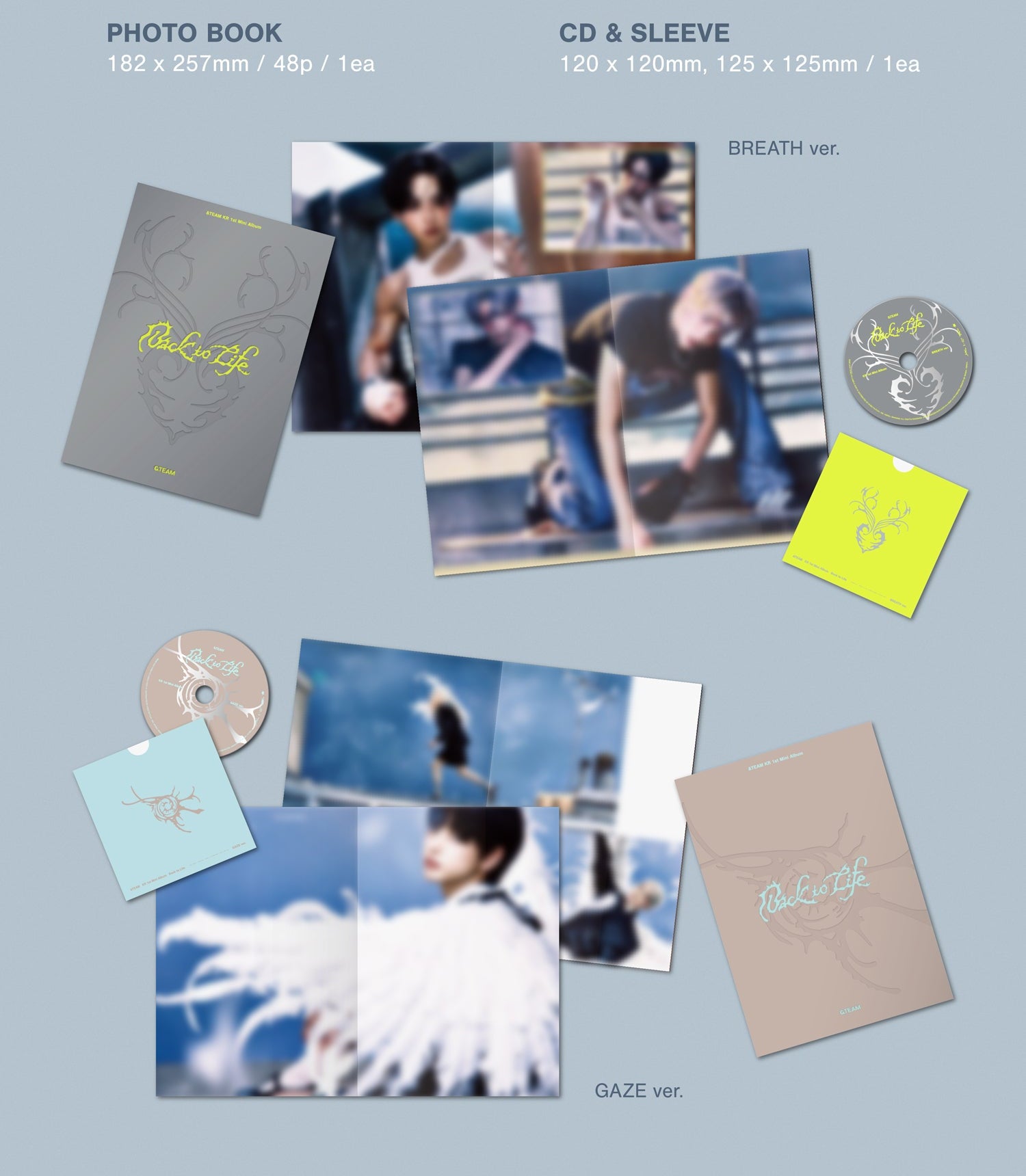 &TEAM - BACK TO LIFE (KOREAN 1ST MINI ALBUM) STANDARD VER. – J