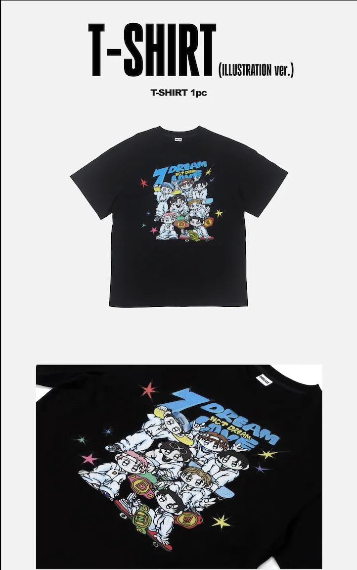 J-Store_online_nct_dream_time_riders_tshirt_content