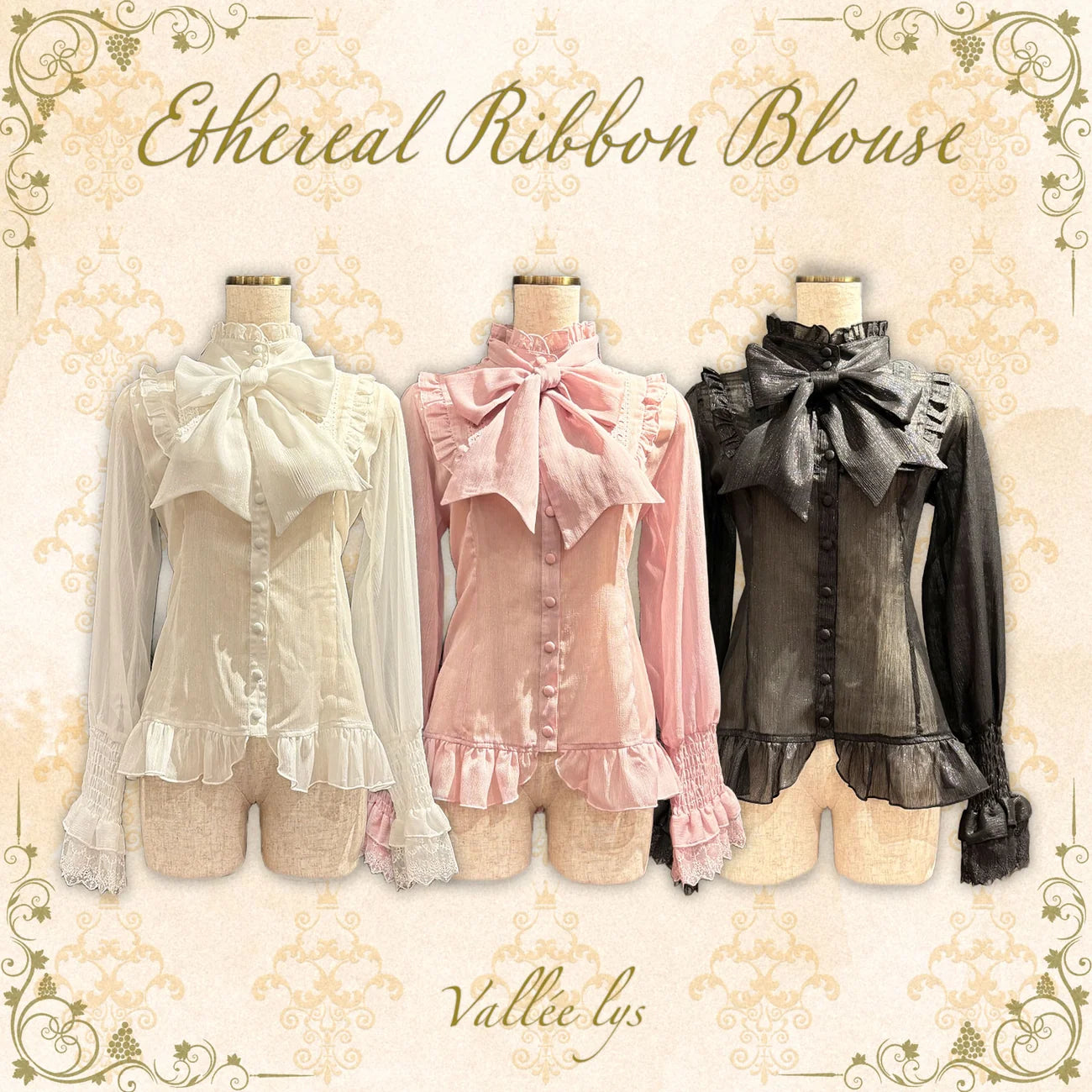 ATELIER PIERROT - VALLÉE LYS ETHEREAL RIBBON BLOUSE