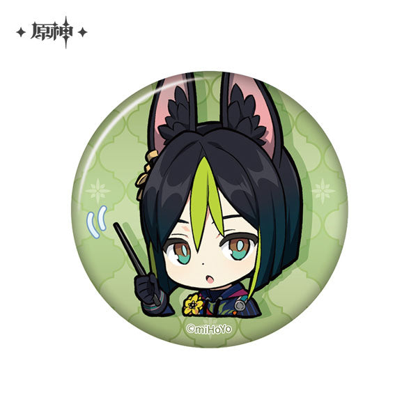 J-store-online-genshin-impact-chibi-emoji-theme-can-badge-Tighnari