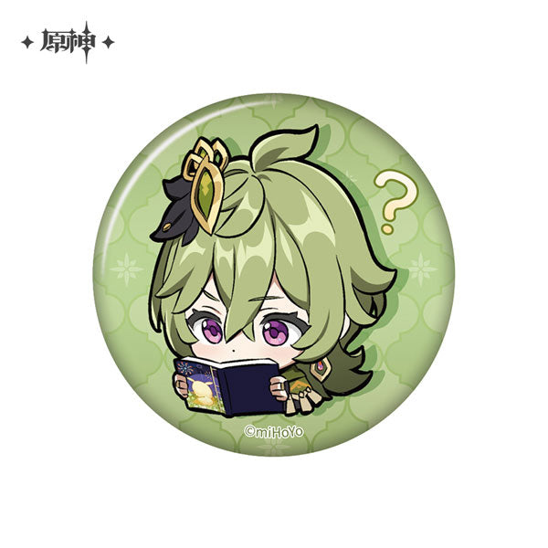 GENSHIN IMPACT - CHIBI EMOJI THEME CAN BADGE