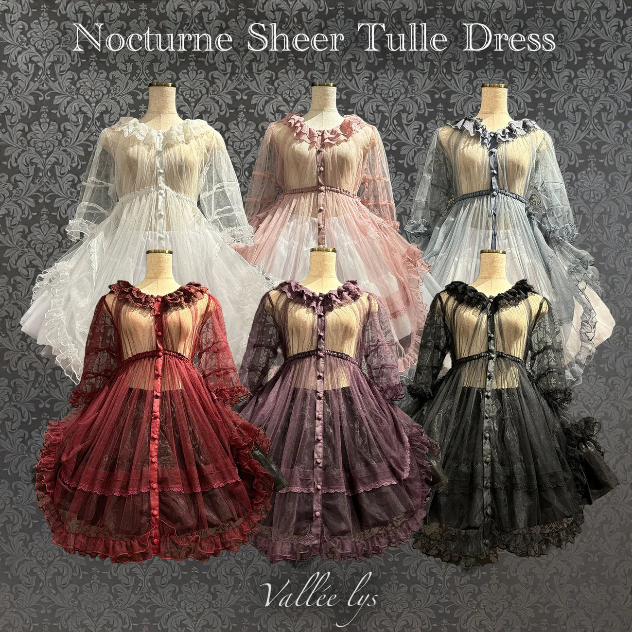 J-store-online_AtePie_Nocturne-Sheer-Tulle-Dress