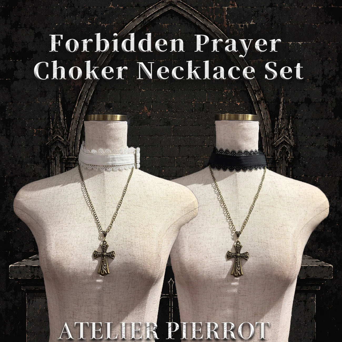 J-store-online_AtePie_forbidden_prayer_Choker_necklace_set