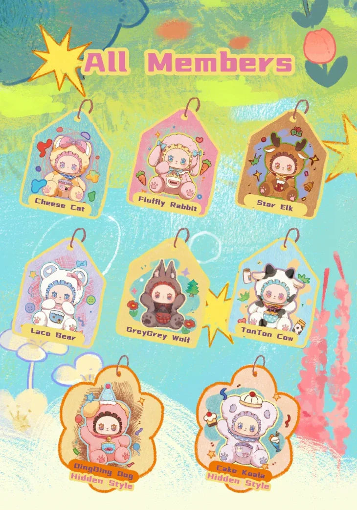 J-store-online LUCKY EMMA - LOVELY EMMA POCKET ZOO KEYRING - BLIND BOX