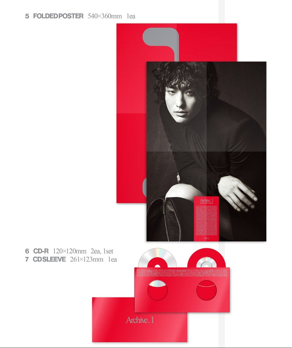 Pre-Order) WOODZ - 1ST FULL ALBUM [ARCHIVE.1] (MAIN VER.) – J