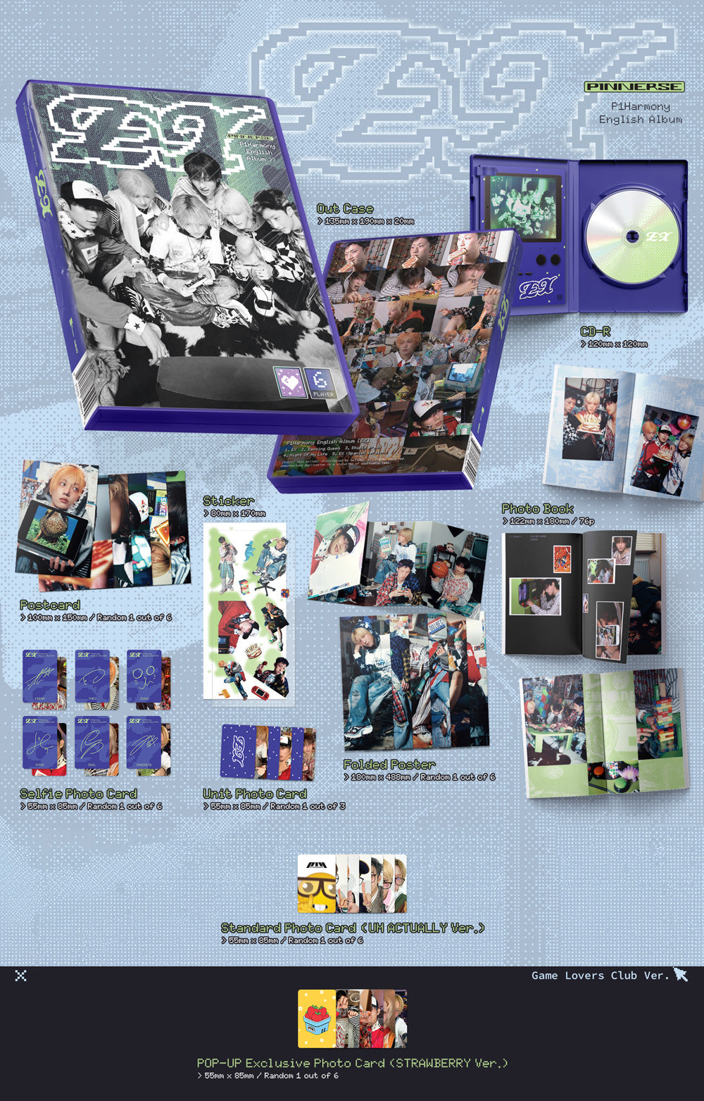 (hello82 EUROPE POP-UP EXCLUSIVE) P1HARMONY - EX