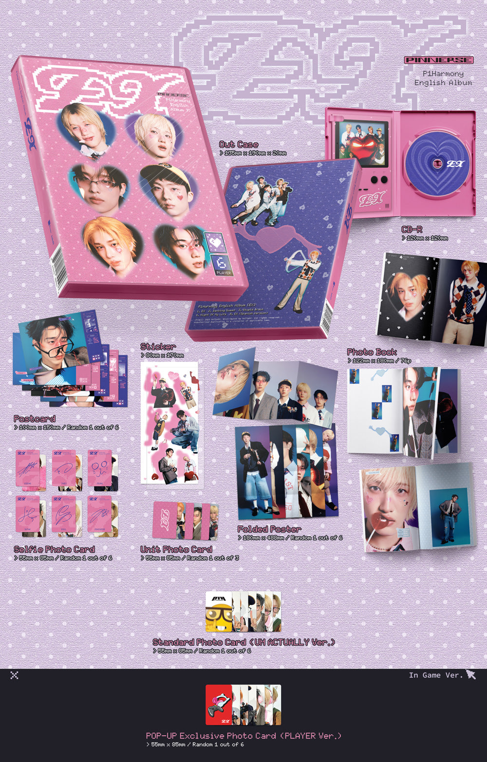 (hello82 EUROPE POP-UP EXCLUSIVE) P1HARMONY - EX