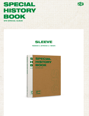 SF9 - Special History Book (Special Album) - J-Store Online