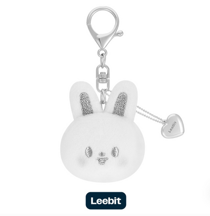 SKZOO FACE KEYRING SILVER - CELEBRATE (OFFICIAL MD)