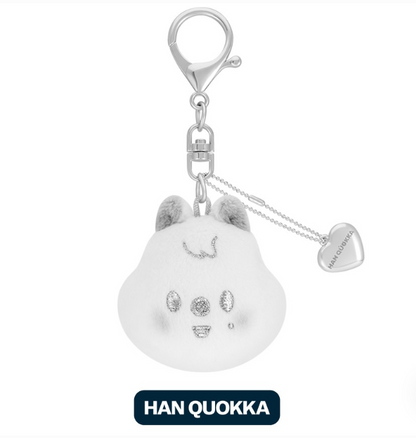 SKZOO FACE KEYRING SILVER - CELEBRATE (OFFICIAL MD)