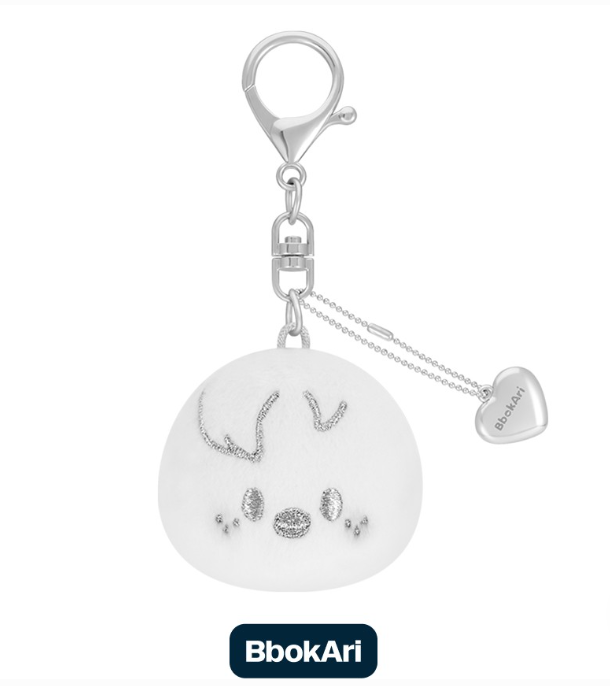 SKZOO FACE KEYRING SILVER - CELEBRATE (OFFICIAL MD)