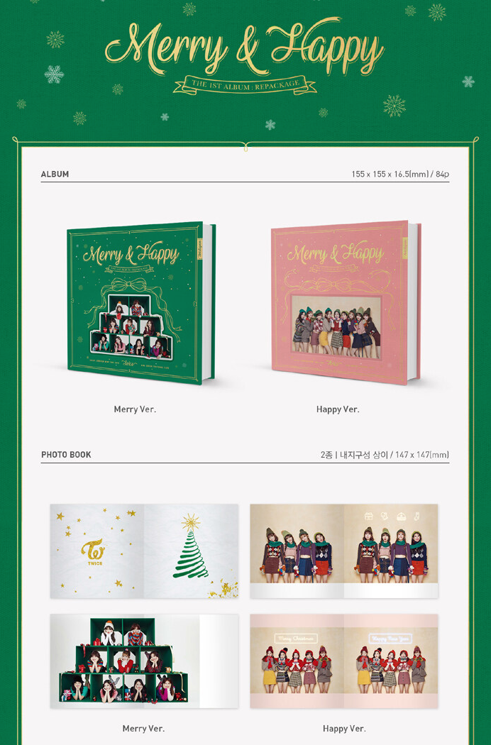 TWICE - Merry & Happy - J-Store Online