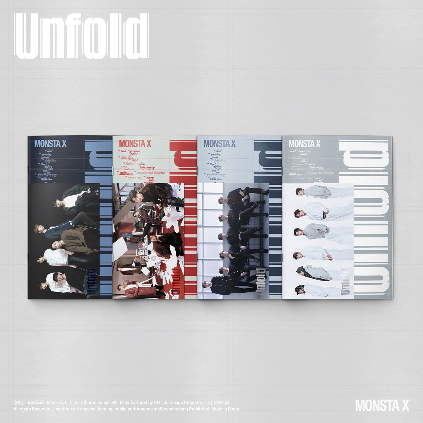 (SIGNED) - MONSTA X - UNFOLD J-store.online