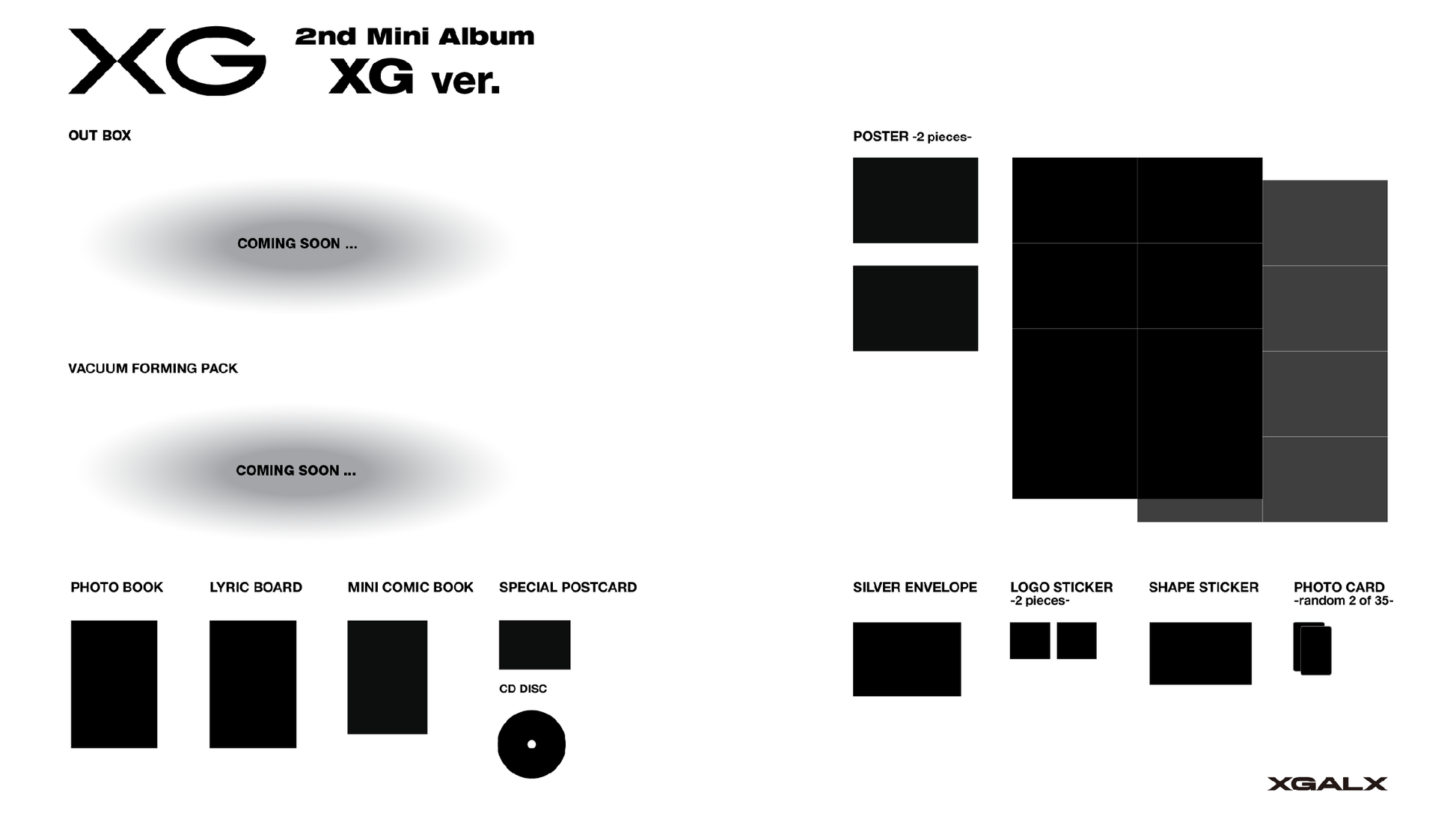 J-store Online XG 2nd mini album XG