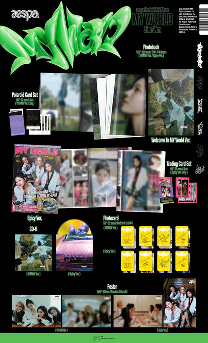 aespa - 3RD MINI ALBUM - MY WORLD (ZINE VER.) - J-Store Online