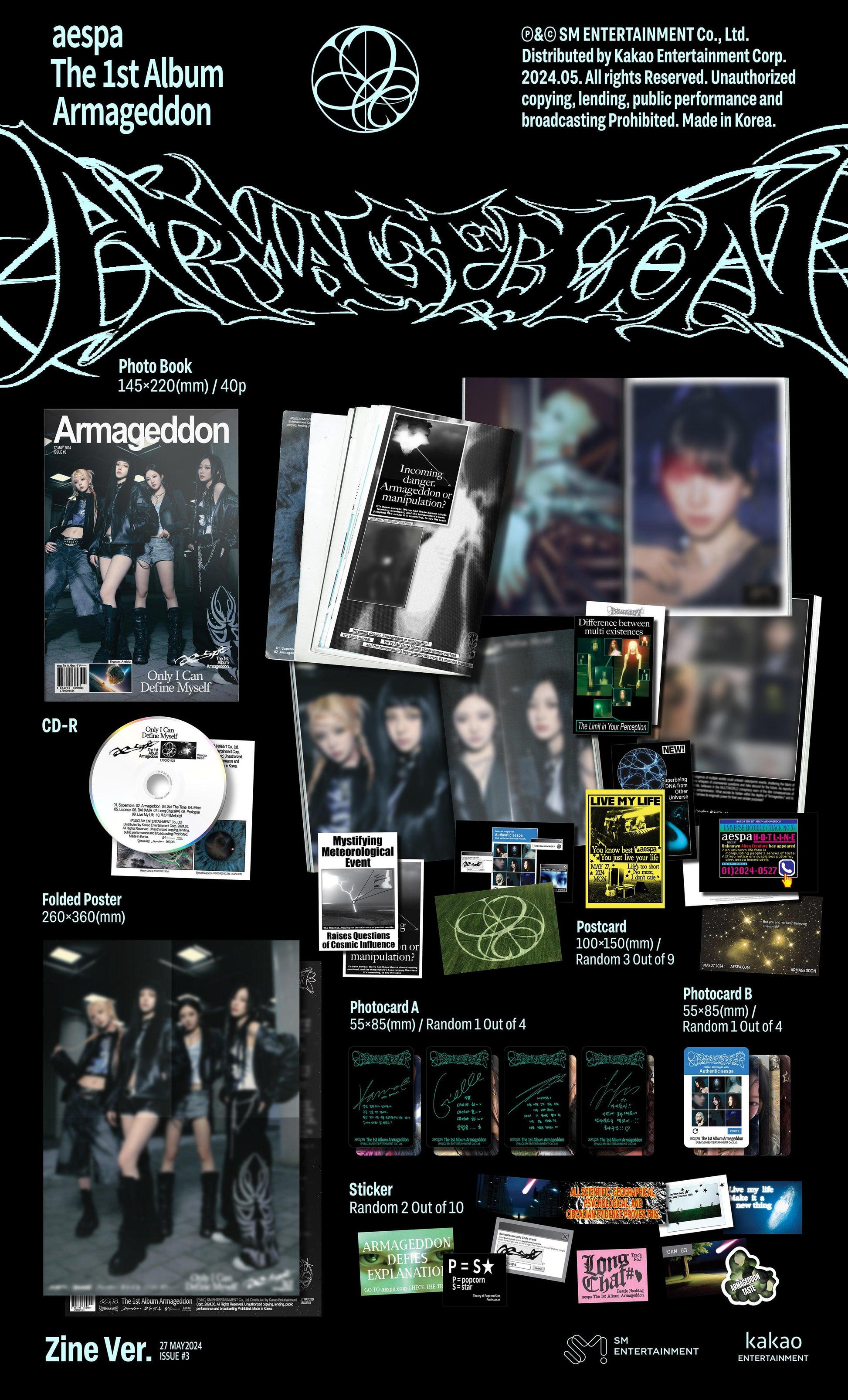 aespa - ARMAGEDDON (THE 1ST ALBUM) - ZINE VER. - J-Store Online